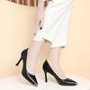 Genuine Leather Beautiful High Heels Women's New Spring Stiletto Heel Pointed Toe Single Shoes Are Not Tired