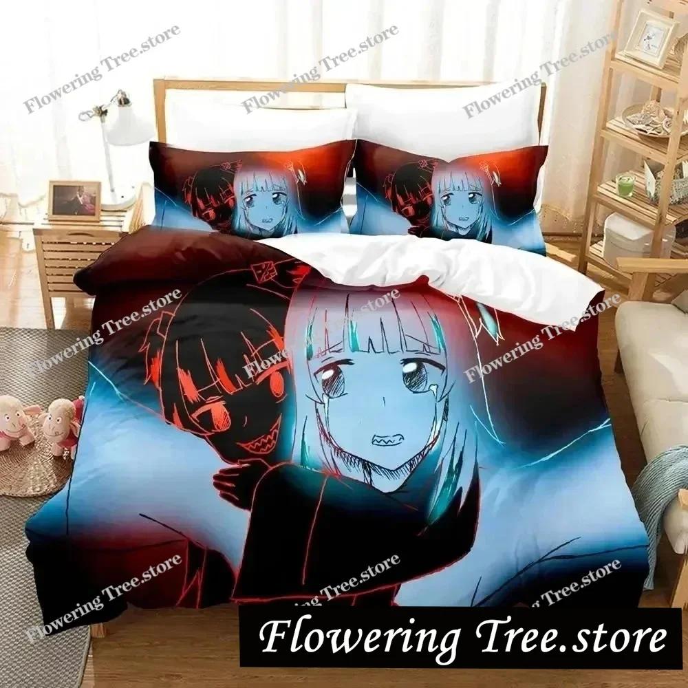 G-Gawr Gura Reflect Fanart holoMyth Bedding Set Duvet Cover Bed Set Quilt Pillowcase Comforter king Queen Size Boys Adult 025