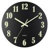 Wood Grain Luminous Wall Clock Fashion Quartz Wall Clock Silent Digital Clock  Wall Decor