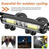 Luz Multifuncional para Ciclismo com Display e Carregamento USB para Atividades ao Ar Livre