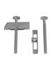 Reliable 304 Stainless Steel Toilet Seat Bolts Pack of 2 for Replacement