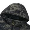 Skechers Sports Lifestyle Series Camouflage Warm Water-Resistant Hooded Down Jacket Men outerwear Black Green L423M081-03PY