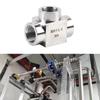 Industrial T Type Stainless Steel Tees Fitting High Pressures Corrosion Resistant for Plumbing Irrigation Daily Use