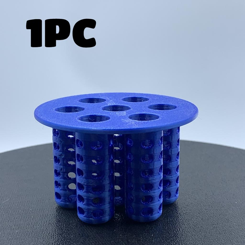 2PC Garden Nursery Pot 7-Hole Garlic Scallion Hydroponic Planters 3D Printed Hydroponic Mold for Flower Vegetable Home Gardening