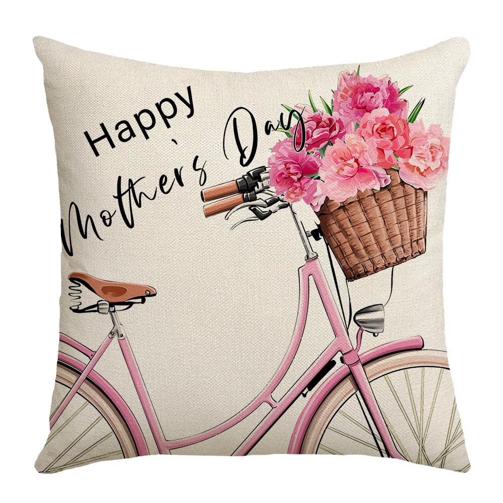 New Mother's Day Pillowcase Sofa Bedroom Linen Home Bedside Decorative Pillowcase Waist