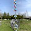 Angel Wings Crystal Ball Sun Catcher Pendant