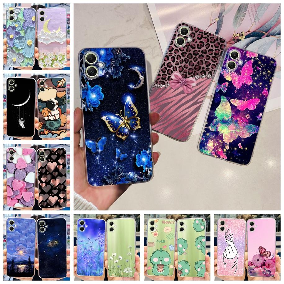 For Samsung Galaxy A05 A05S Case A055F A057F Phone Back Cover Fashion Butterfly Soft Silicone For Samsung A05 2023 A 05 S Fundas