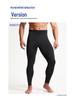 Men's High Waist Zipper Skinny Leggings for Running, Yoga, and Fitness - Warm, Elastic, Autumn/Winter Base Layer Pants