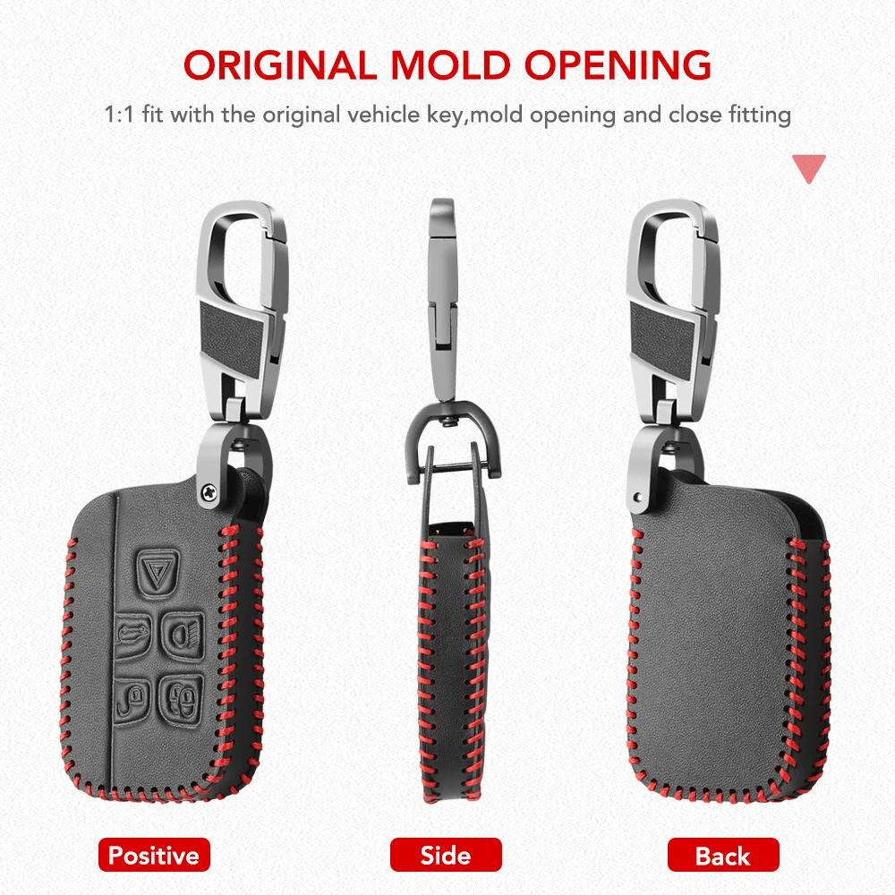 Leder Auto Remote Key Fall Abdeckung Halter Shell Für Land Rover Range Rover Sport Evoque Freelander Für Jaguar XF XJ XE XJL XFL