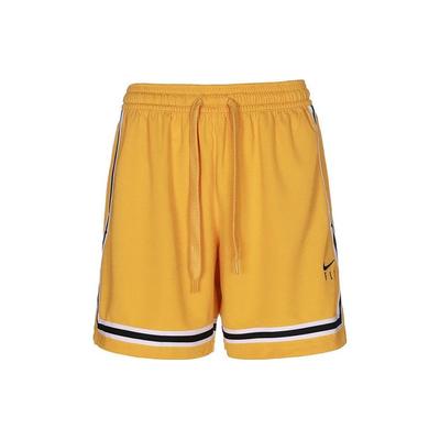 Fly Crossov Embroidered Logo Striped Lace-Up Sports Shorts Women Shorts Yellow DH7326-752