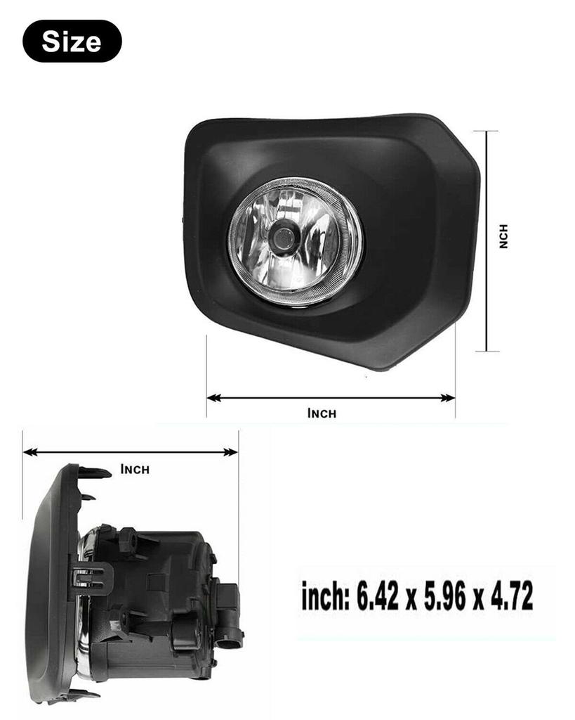 1pair Fog Lights For 2016-2021 Toyota Tacoma SR 2016-2021 Toyota Tacoma SR5