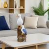 Waterproof Resin Seagull Figurine Handmade Small Sea Bird Statue  Children's Room
