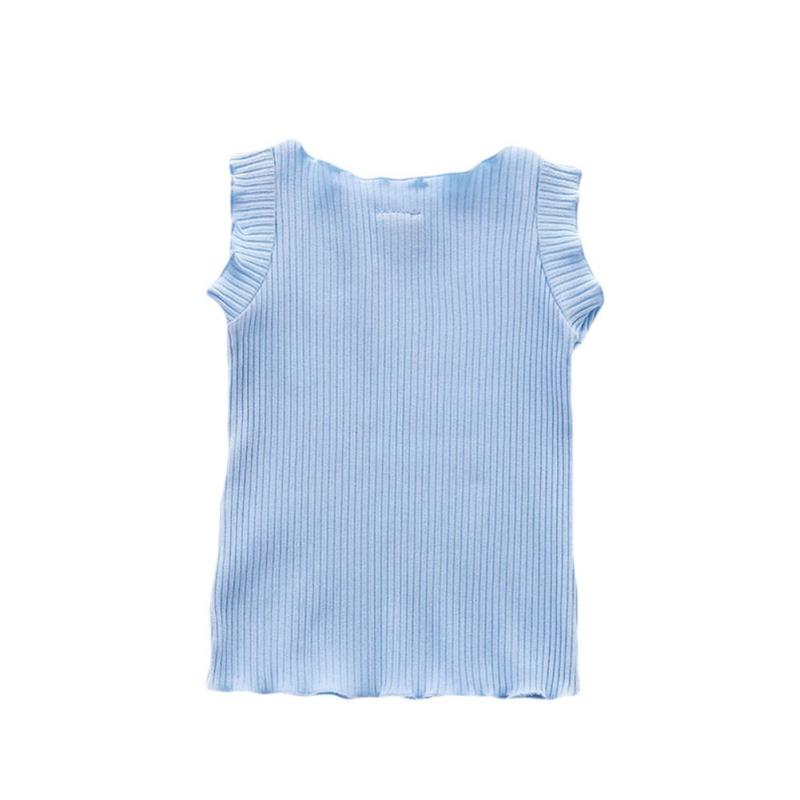 Kids Blouse Summer Sleeveless Top Casual Cute Baby Girls Tops