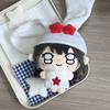 IVE Kpop Plush Doll 10cm Handmade Chibi Cotton Dolls Star Pajama Sleep Hat Mini Stuffed Keychain Pendant Cute Idol Merch Collectible Gift for IVE Fans