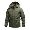 Men's Winter Cotton Coat, Thickened Velvet, Warm Casual and Versatile Jacket, Men's Loose Large Size, Medium and Long Cotton Coat, Solid Color