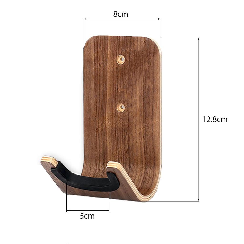 Wooden Hook for and Skateboards Wall-mounted Ukuleles, Guitars, (ukulele Stand)