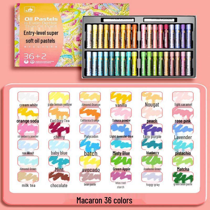 

Пастель масляная Gaole Super Soft - Тяжелые, переливающиеся мелки для детей: Доступно в 12, 24 или 36 цветах