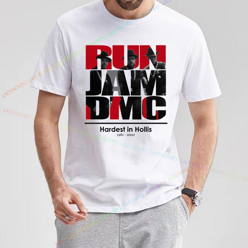 RUN DMC Hip Hop Rock Shirt Fans gift unisex casual Fashion top Harajuku Y2K Street Top