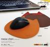 meow cheri Cat Mousepad Cute and Stylish Genuine Leather Made in Japan A perfect gift for cat lovers and Features a cat motif and Ideal for Cat Day A