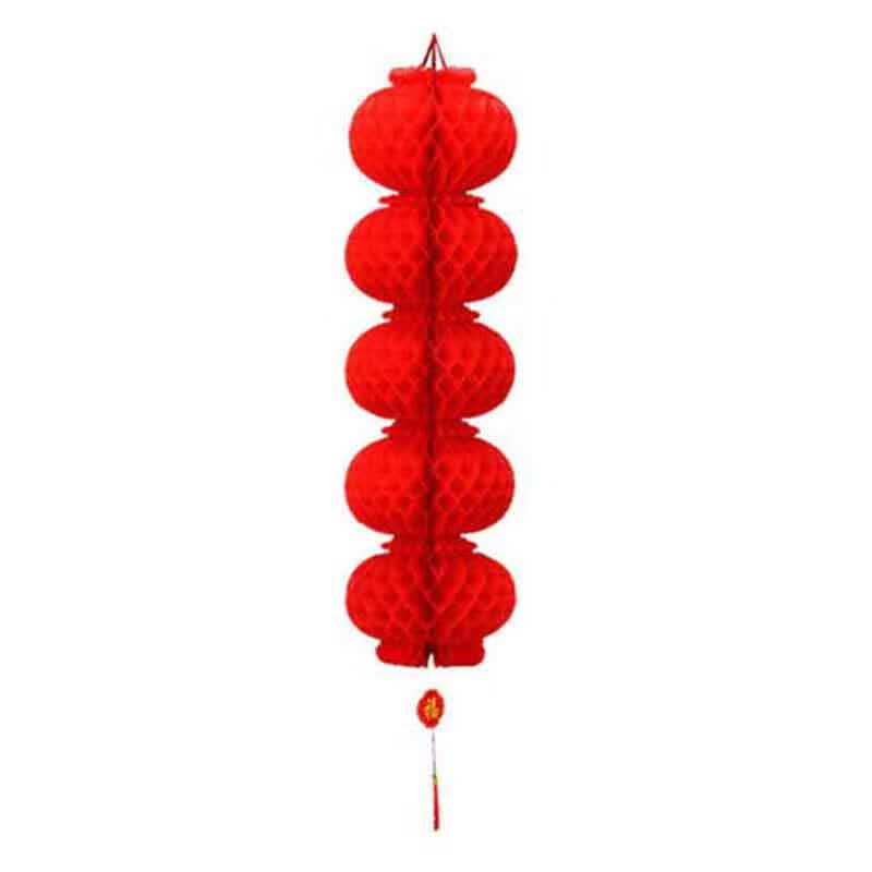 Homeglen Festive Red Lantern String