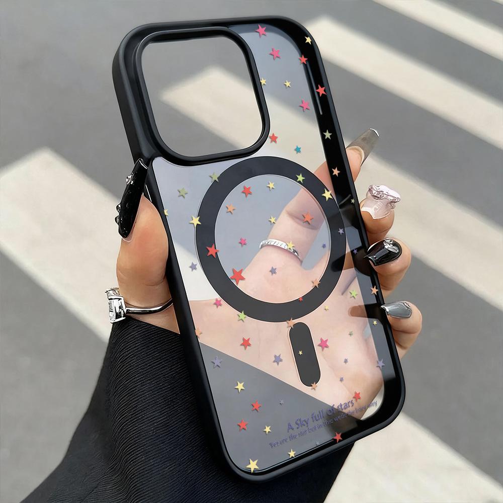 Magnetic Phone Case for iPhone  11 12 17 14 15 Pro Max 15 14 16 Pro13 14 15 16 Shockproof Case Mag-Safe Magnetic Ring Back Cover
