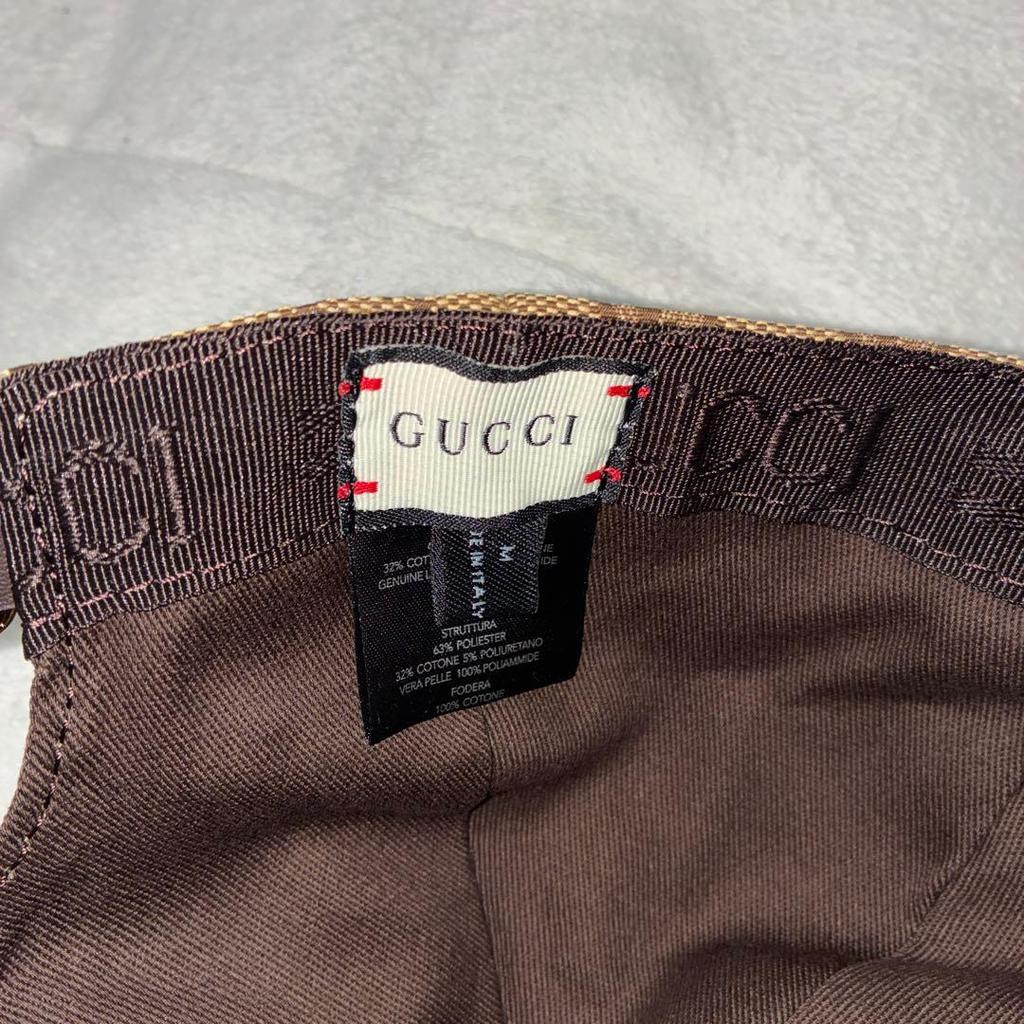 Used [Genuine product] "GUCCI" GG canvas baseball cap price reduction available