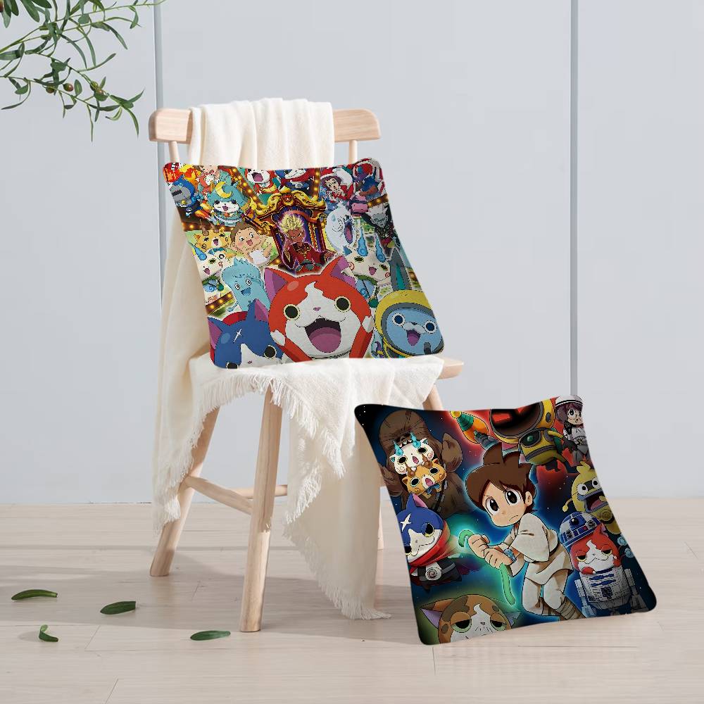Game Yo-kai Watch Pillow Cover For Bedroom Room And Living Room Sofa Decorative Cushion Cover