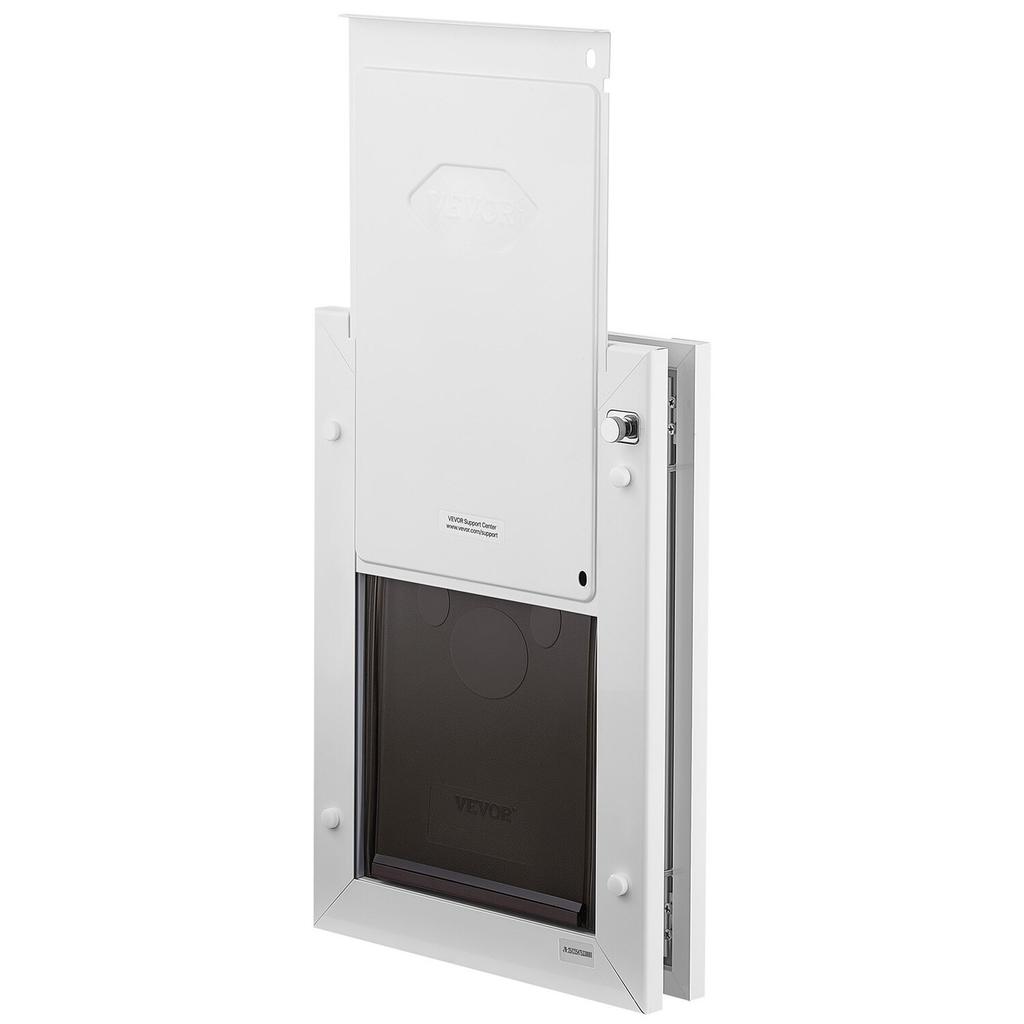 Pet Door, Medium, with Three Magnetic Flaps and Metal Frame, Strong and Weatherproof Dog Door for Interior and Exterior Doors, Easy to Install, Easy