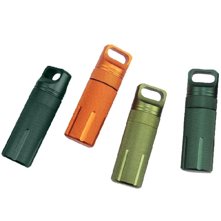 Aluminum Alloy Pills Box Waterproofs Medicine Box Case Keychains Holder Container Bottles Small Travel Medicine Bottle