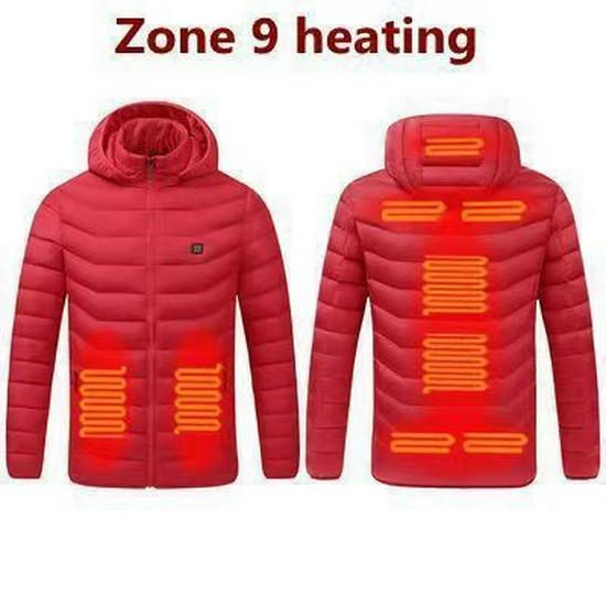 Smart Heated Cotton Coat - Outdoor Electric Heating Suit