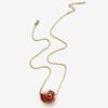 Ceramic Conch Pendant Necklace Stainless Steel Chain Collarbone Chain Fashion Conch Necklace  Women