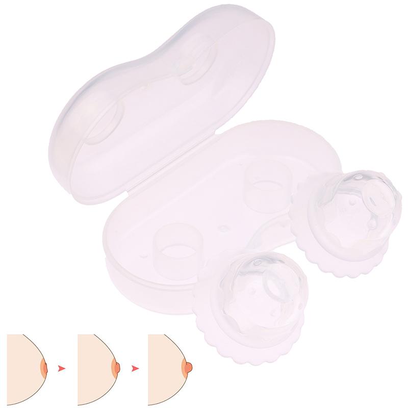 1Pairs Silicone Nipple Corrector Nipple Clip For Flat Inverted Nipples Correct
