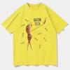Funny Marcus The Worm Meme Casual Graphics T-shirt Mens Women T Shirts Short Sleeve Tops Streetwear Unisex