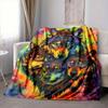 1PC Wolf Tapestry Blanket, Throw For Sofa, Bed, Travel, Camping, Livingroom, And Bed, Printing Blanket With Soft And Warm Fabric yy250918200