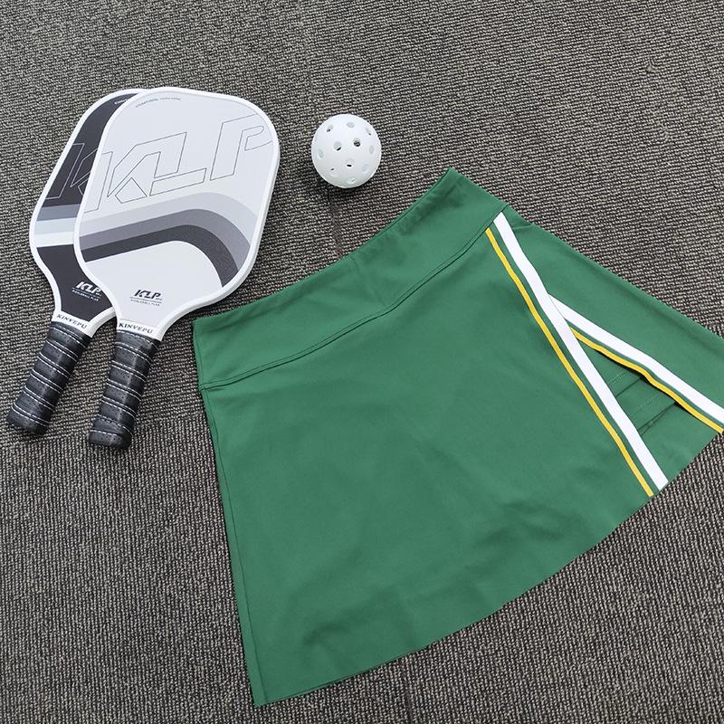 Women's Quick-Dry High-Waisted Tennis Skirt - Slim Fit, Anti-Exposure, Fake Two-Piece Design, Ideal for Summer Running & Fitness