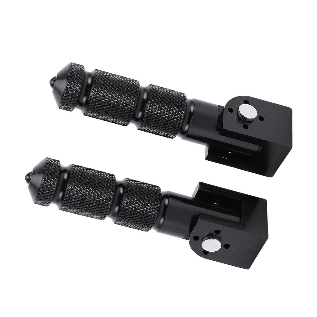 2Pcs Aluminum Pedals for Motorcycle Electric Car 8MM   90 Degree Folding Support Rod