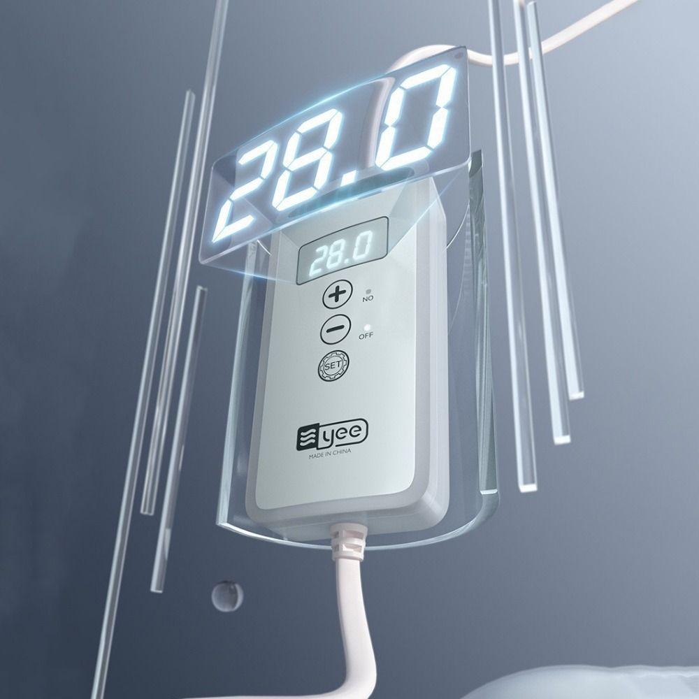 25/50/75W Akvarijní ponorné topítko Digitální displej Topná tyč pro želví nádrž