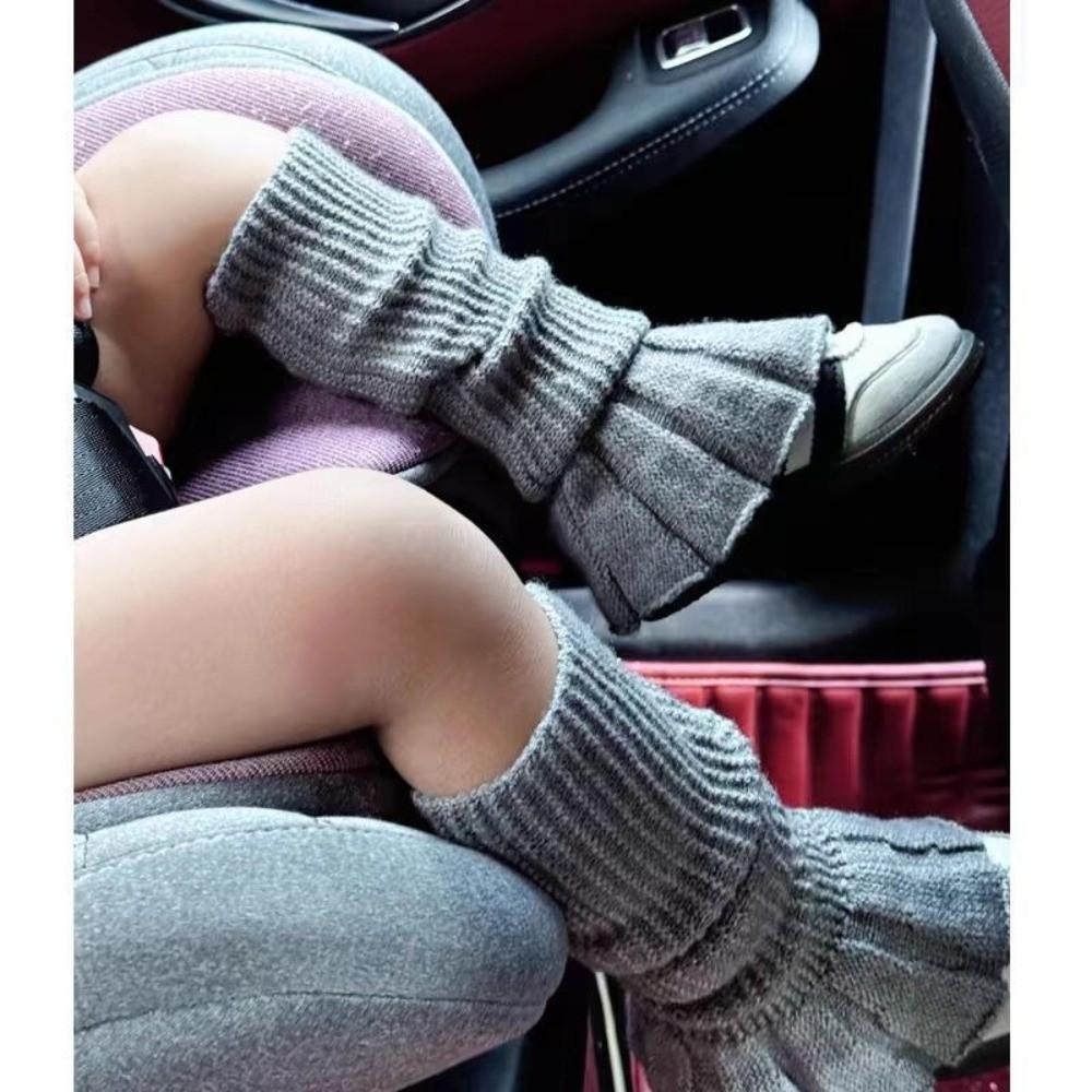 Knitted Leg Warmers Thickened Hosiery New Boot Covers  Autumn and Winter