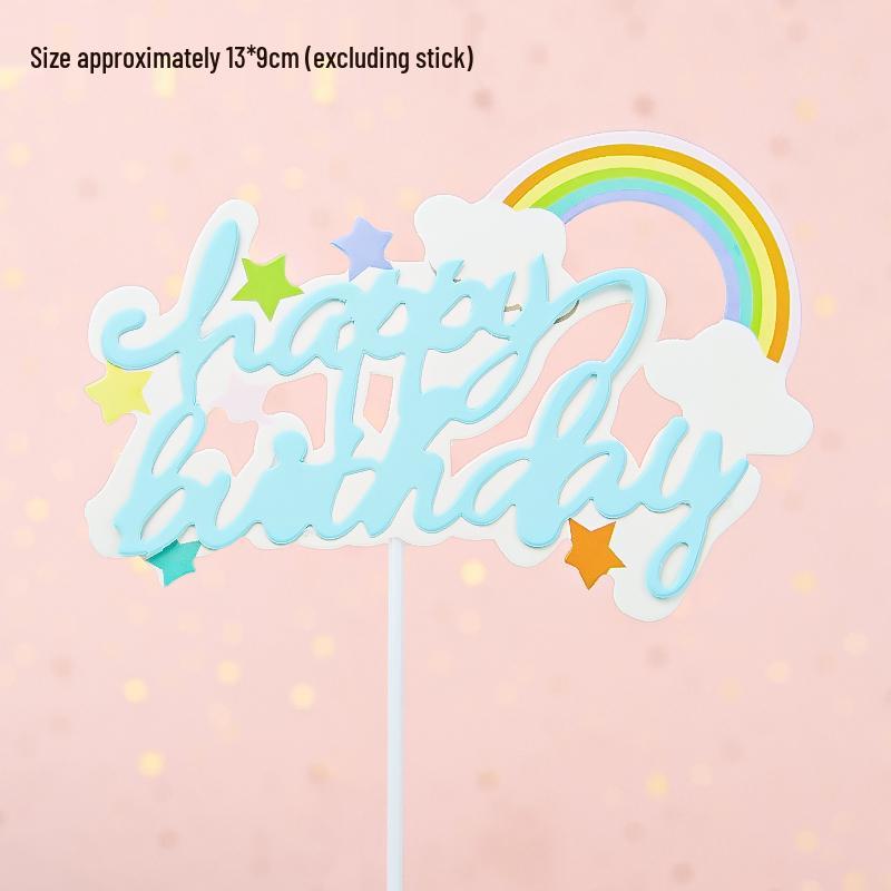 

Переливчастий Райдужний Топер для Торта Принцеси для Декору на День Народження