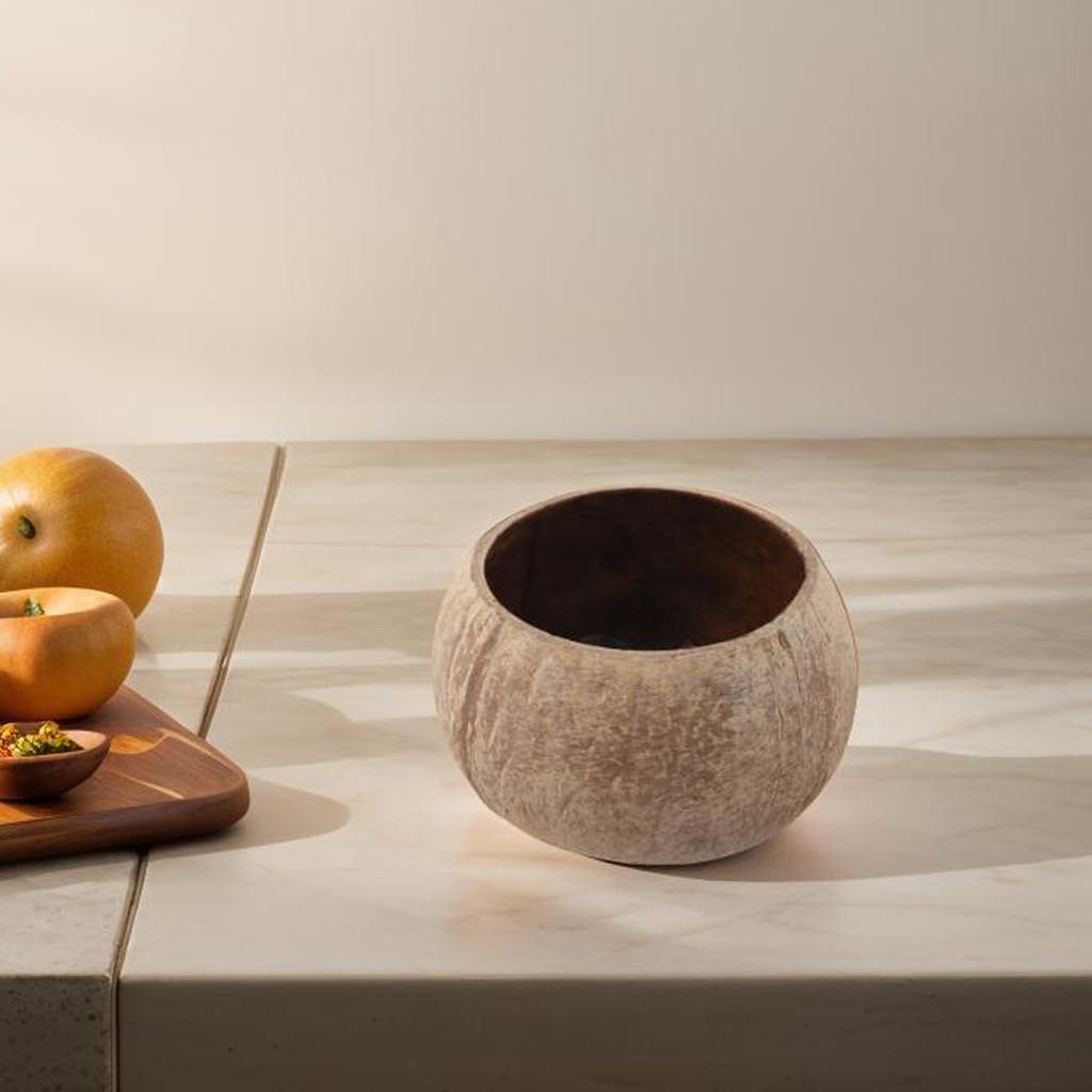 Getrocknete Früchte Schale Kerze Kokosnussschale Kerze Handgegossen Handgefertigt Natürliche Schönheit Natürliches Sojawachs Polierte Kokosnussschale