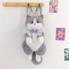 1PC Muppet cat backpack cute doll bag double shoulder plush toy for girlfriend's birthday gift