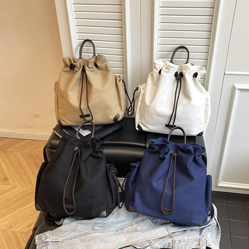 Casual Drawstring Backpack Backpack Women's Travel Backpack Fashion Small Backpack College Style Big Bag