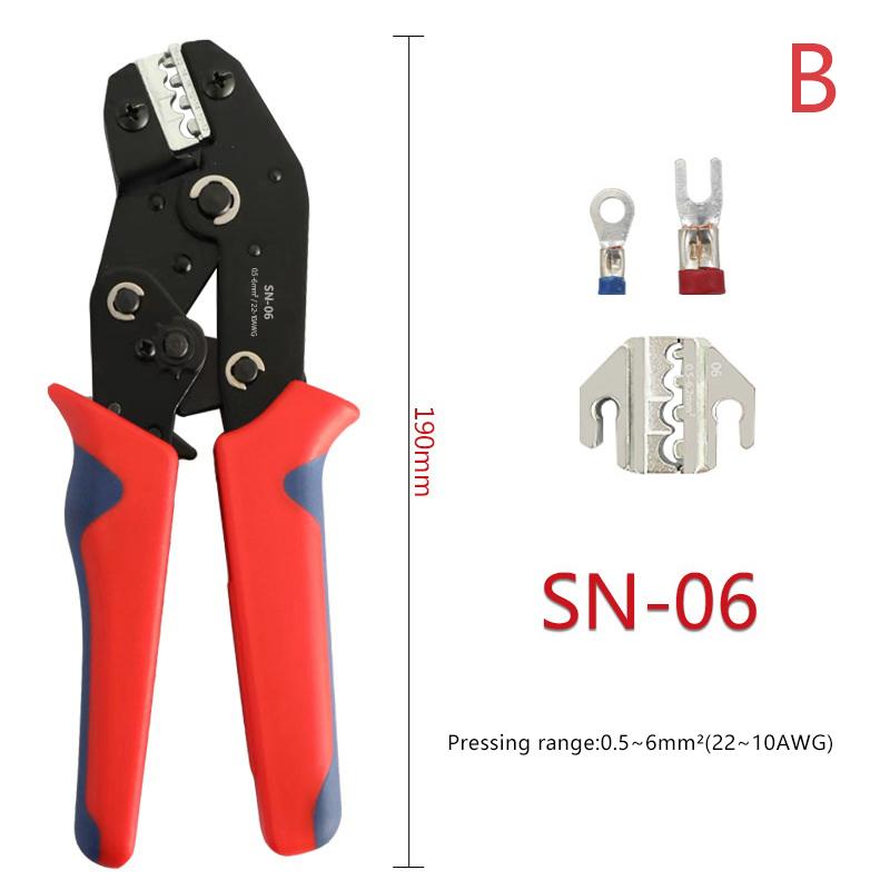 Crimping Pliers Set Wire Crimping Plier Box Kit For Tube Insulation Terminals Electrical Multi-functional Clamp Tools