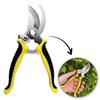 Garden Shears for Pruning Plants Yellow Garden Secateurs Tool