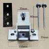 Aluminum Alloy Solar Panel Mount Bracket Adjustable Rotatable Elevation Angle Wind Resistant Low Pressure Flexible Roof Mounting