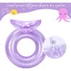 Inflatable Swim Ring, Cute Mermaid Dinosaur Unicorn Mouse Swimming Pool Floats Tube Raft, Water Bathtub Beach Party Toys