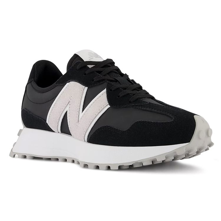 New Balance  327 Black Nimbus Cloud Women Sneakers White WS327LW