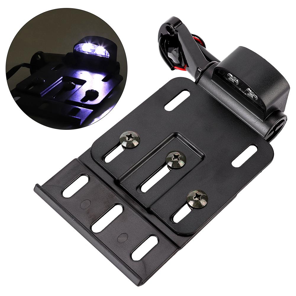Aluminum Alloy Motorcycle License Plate Frame Holder Bracket, Fits 883 1200 48 2004-2016, Sy To Install, Accessories