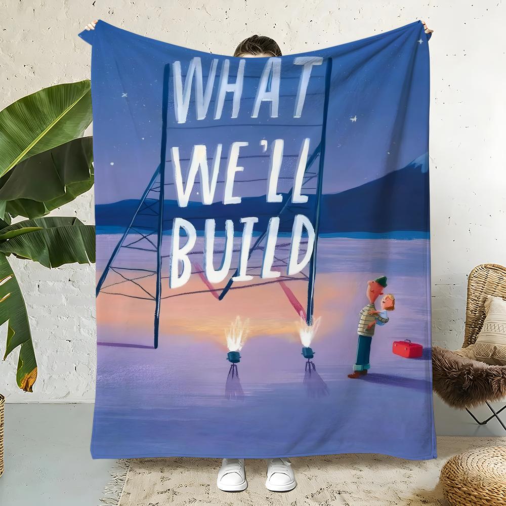 Artist O-Oliver Jeffers Throw  Flannel Throw Blanket,Bed Home Office Nap Blanket Travel,Camping,Picnic Blanket Soft Decor 75x90cm