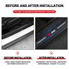 4Pcs Carbon Fiber Car Doorsill Protector Sticker For Jeep Compass Wrangler Gladiator Renegade Grand Cherokee Wagoneer AJW1